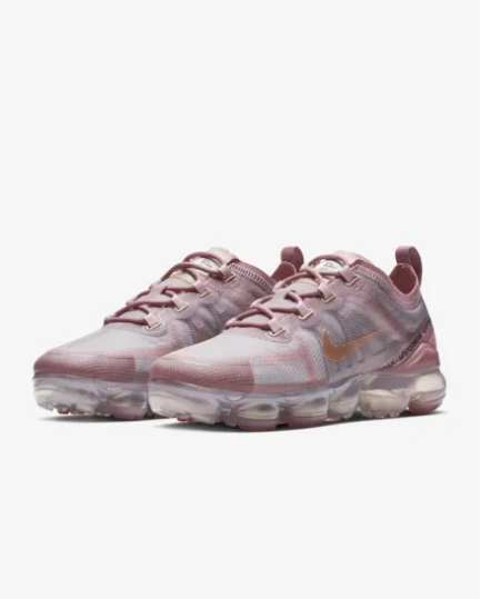 2019 Nike Air VaporMax Women Pink Grey Shoes - Click Image to Close